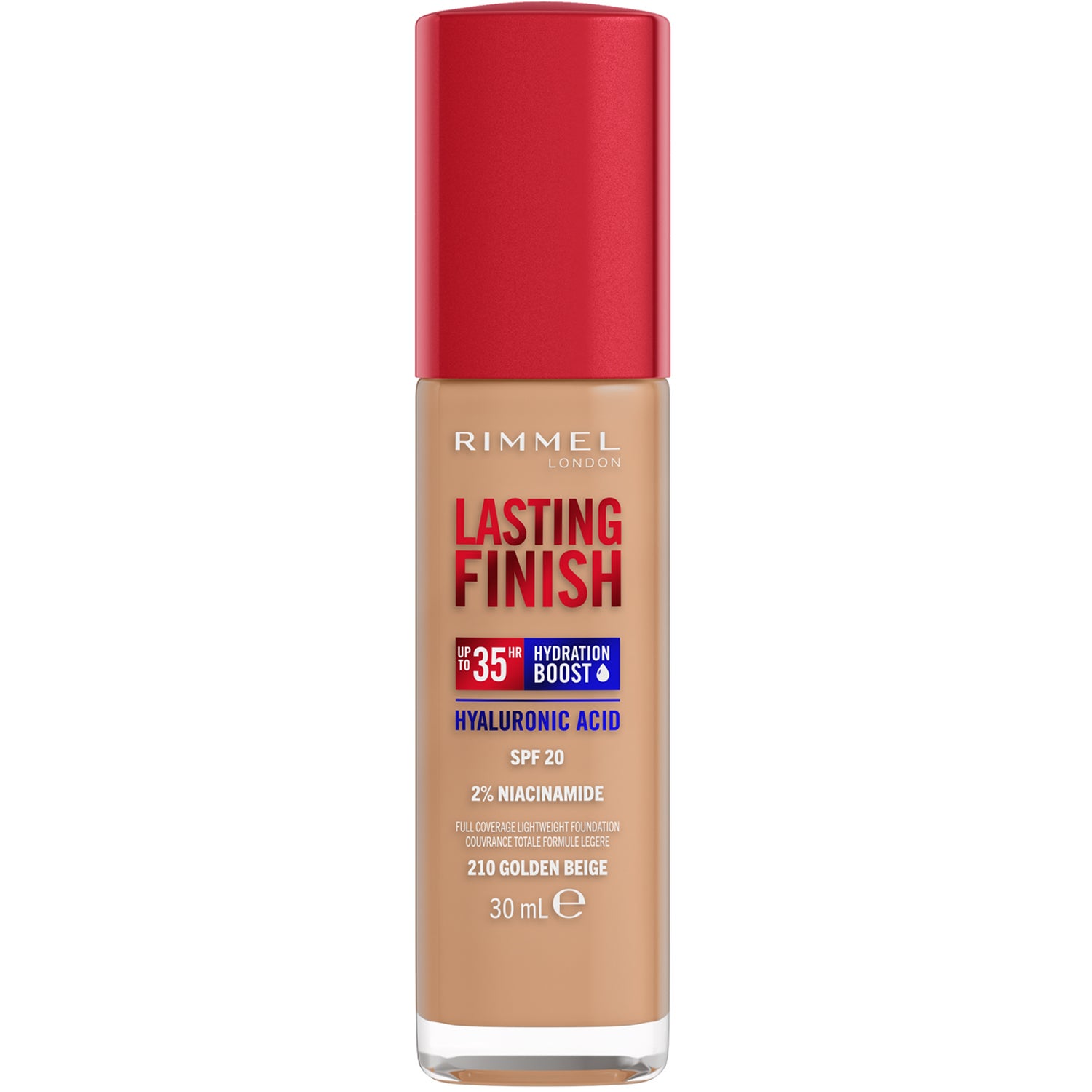 Rimmel - Lasting Finish 35 Hour Foundation - 210 Golden Beige