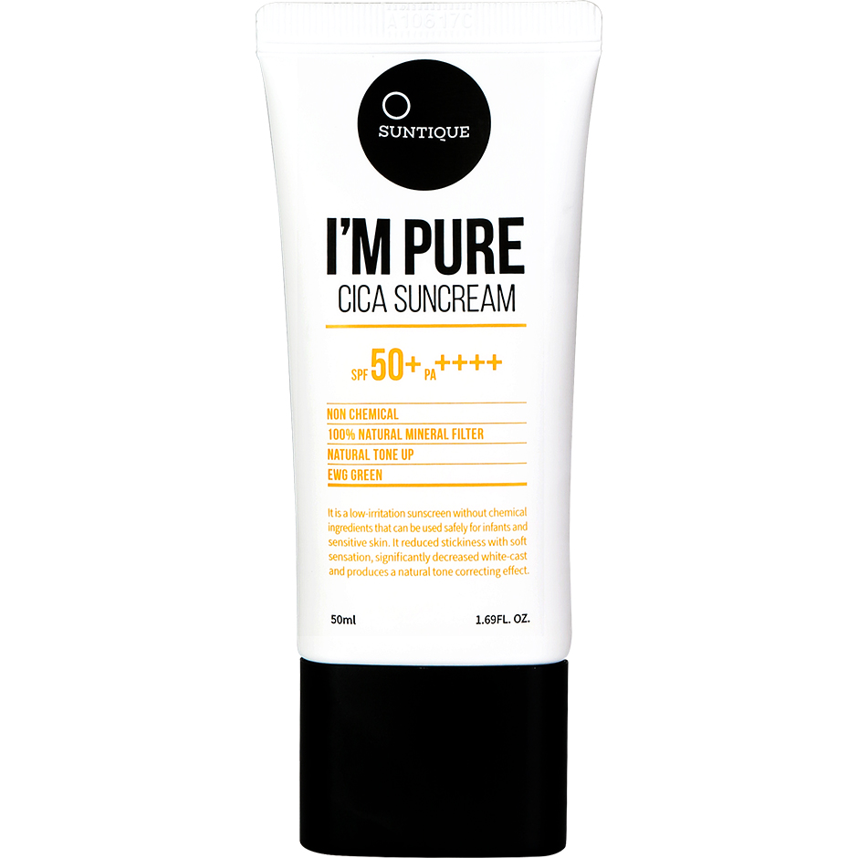 Suntique I'm Pure Cica Suncream 50 ml Hudpleie - Solprodukter - Solkrem - Solbeskyttelse til kropp