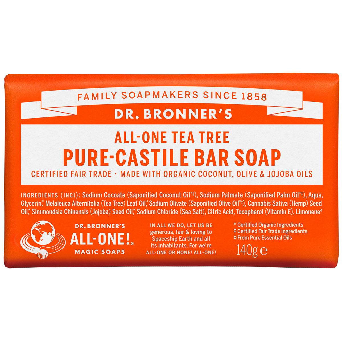 Magic Soaps All-One Hemp Tea Tree, 140 g  Bad- & Dusjkrem