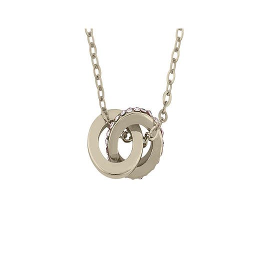 Connected Pendant Neck Gold/Clear
