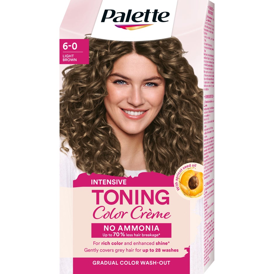 PALETTE Intensive Toning Color Crème  6-0 Light Brown - 1 pcs