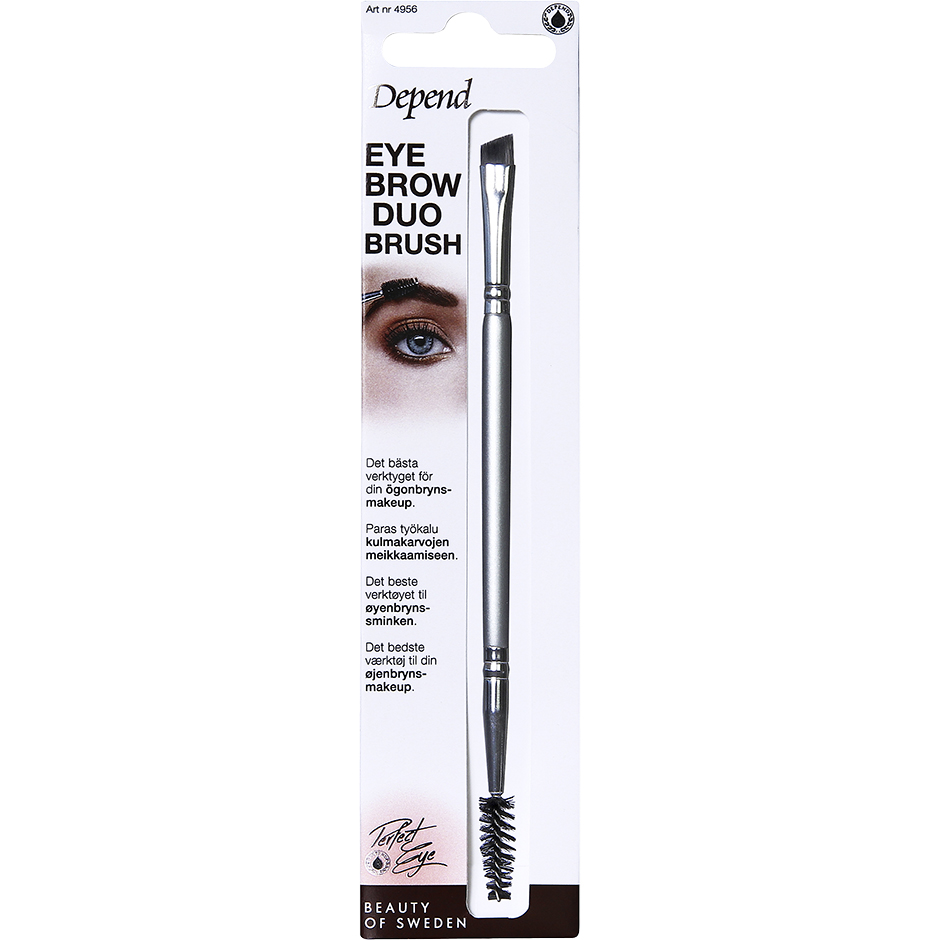 Eyebrow Duo Brush,   Øyenbryn & Maskara