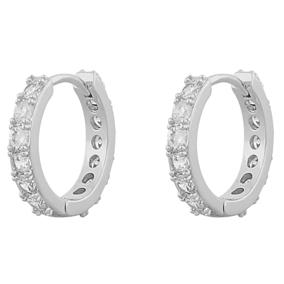 Unnie ring ear silver/clear