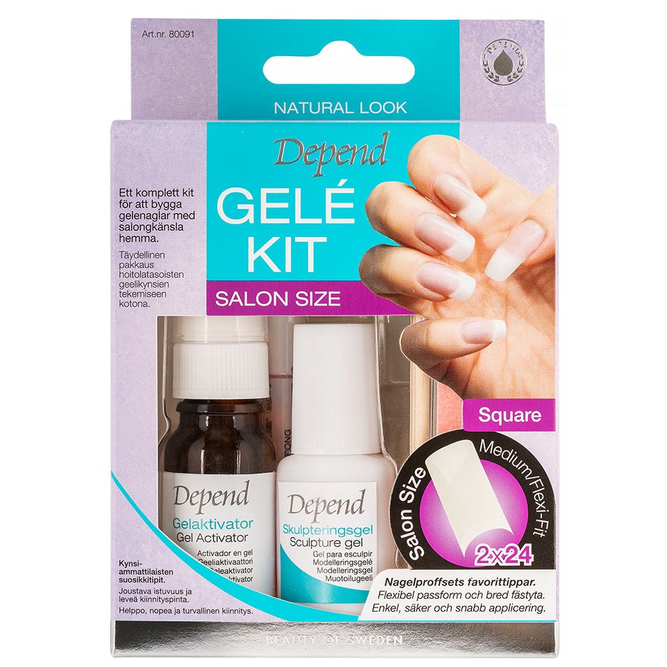 Gel Kit Salon Size Medium Square