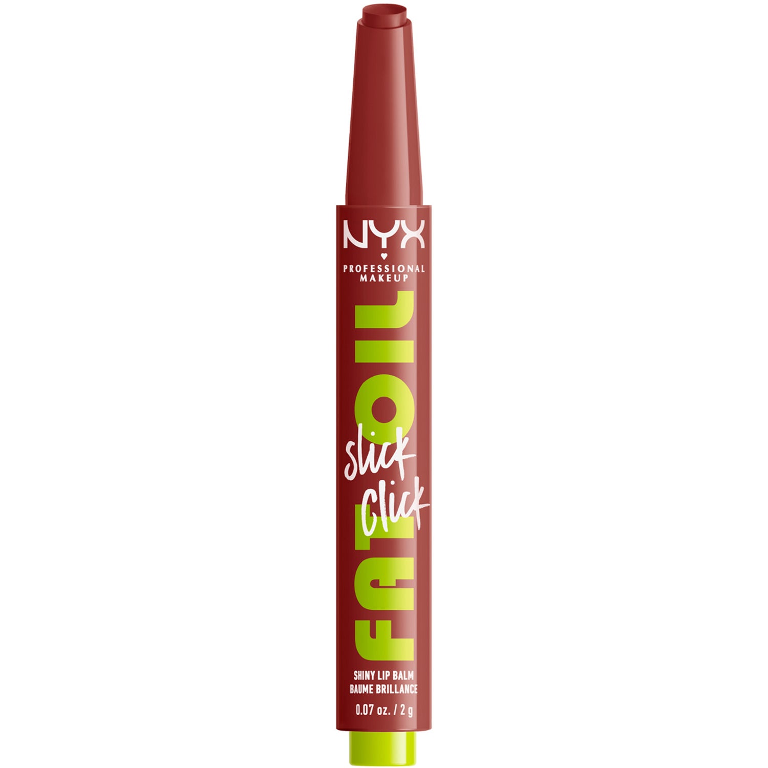 NYX Professional Makeup Fat Oil Slick Click - shiny lip balm - going viral (rose) (04) - high shine