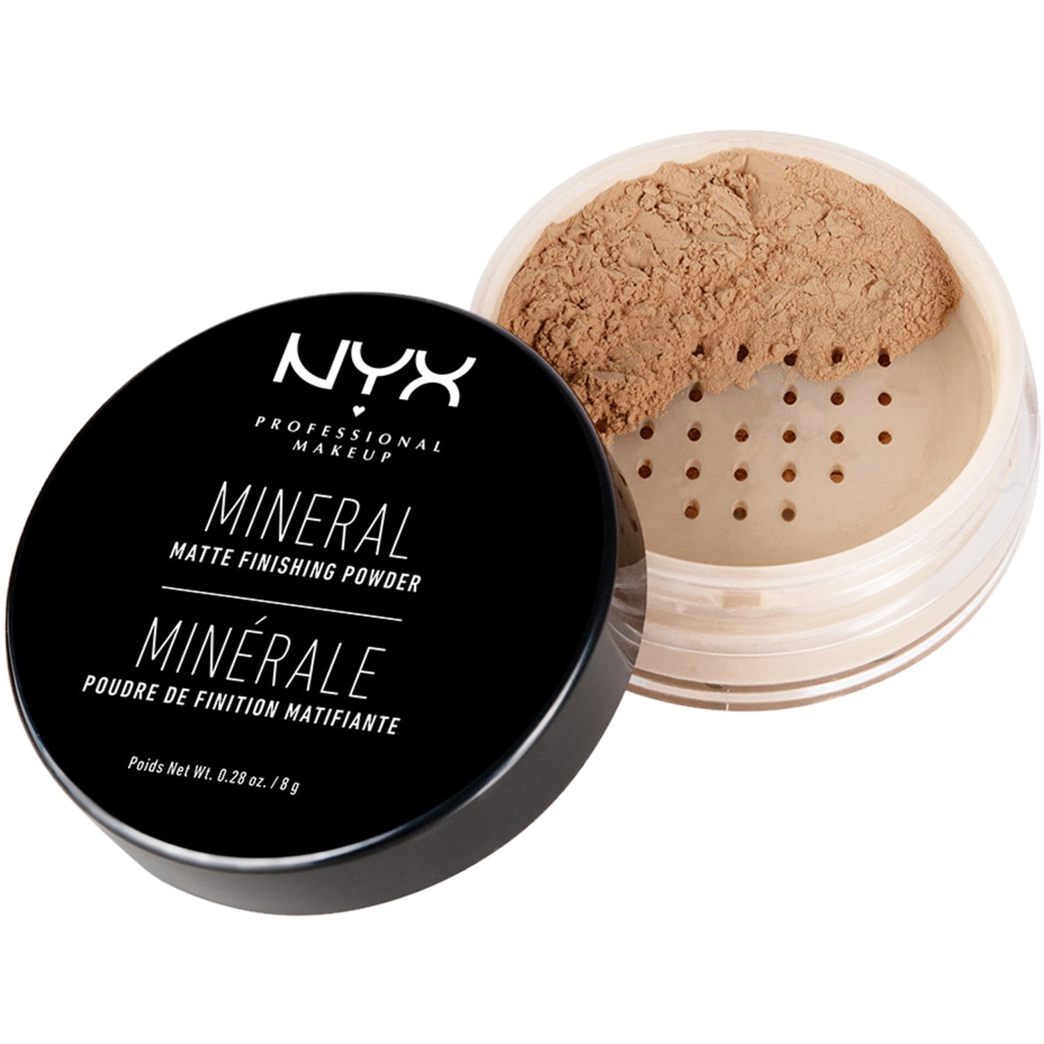 NYX Professional Makeup Mineral Matte Finishing Powder MFP02 Medium/Dark - 8 g