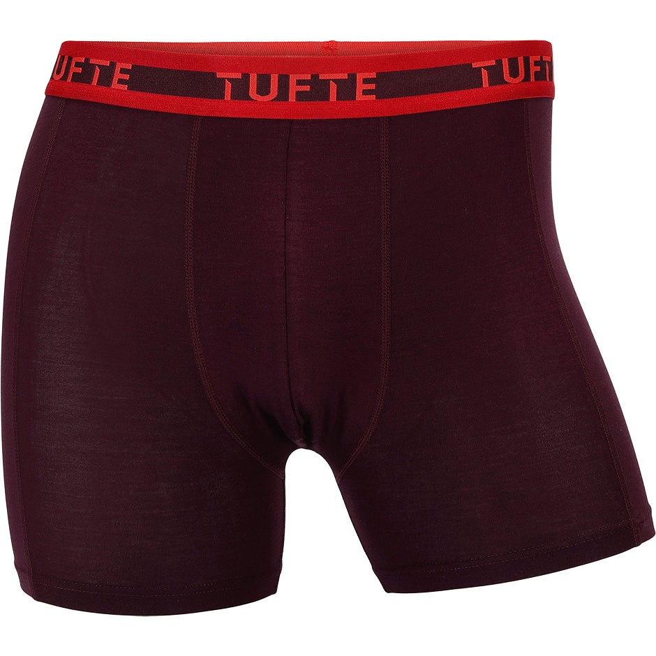 Tufte Softboost Boxer Briefs / Pompeian Red / Grenadine Str