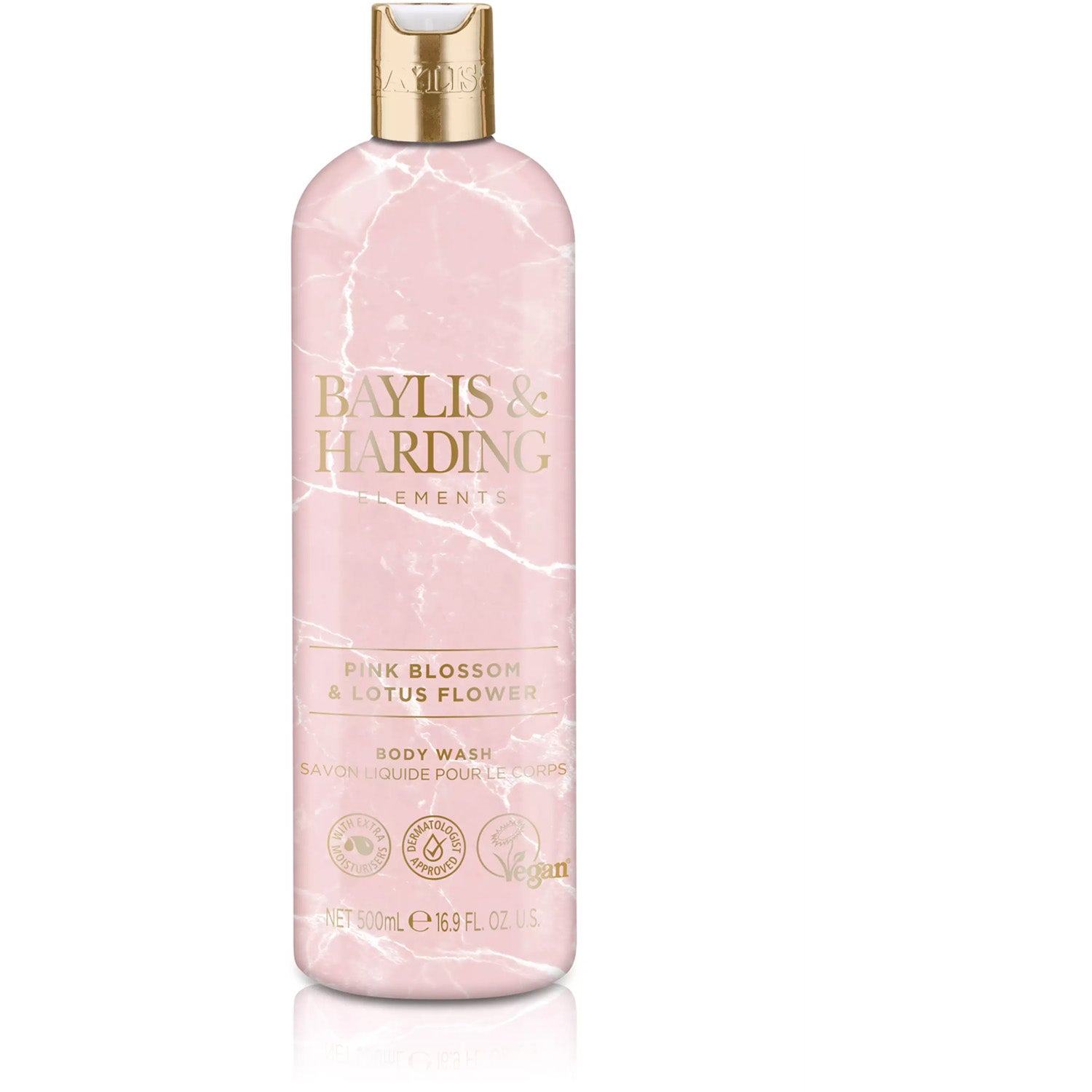 Baylis & Harding Elements Body Wash Pink Blossom & Lotus Flower - 500 ml