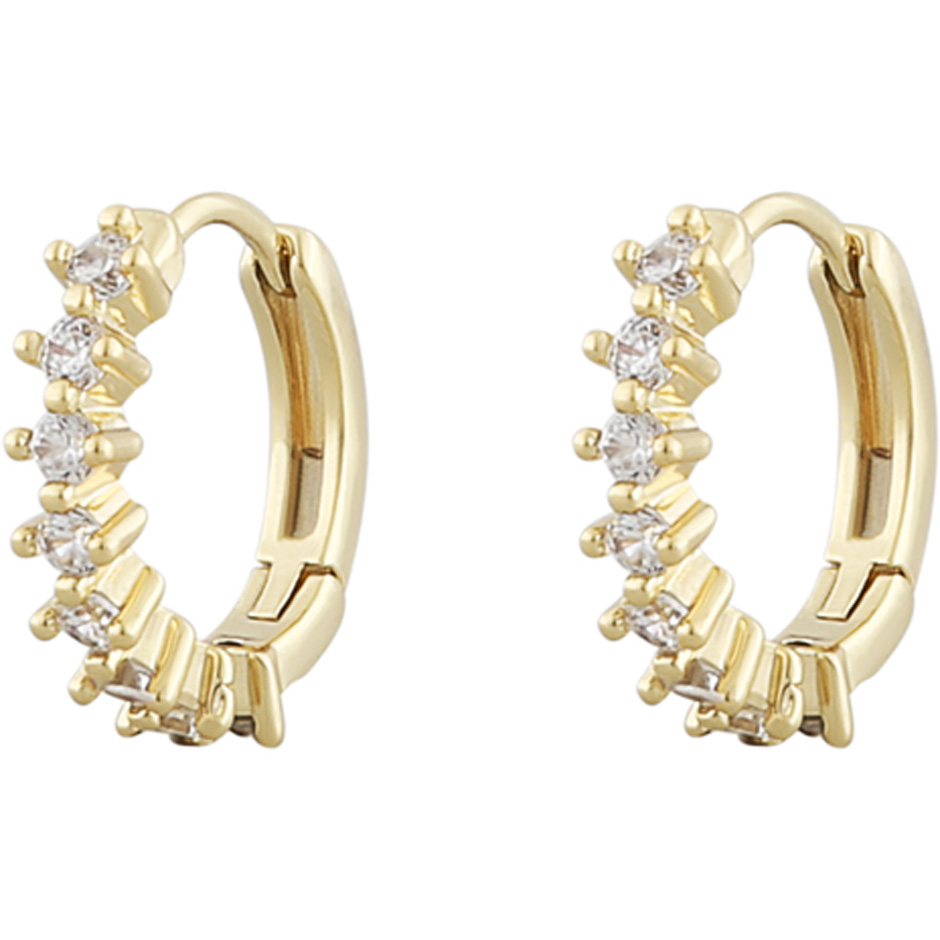 Nuit small ring ear gold/clear