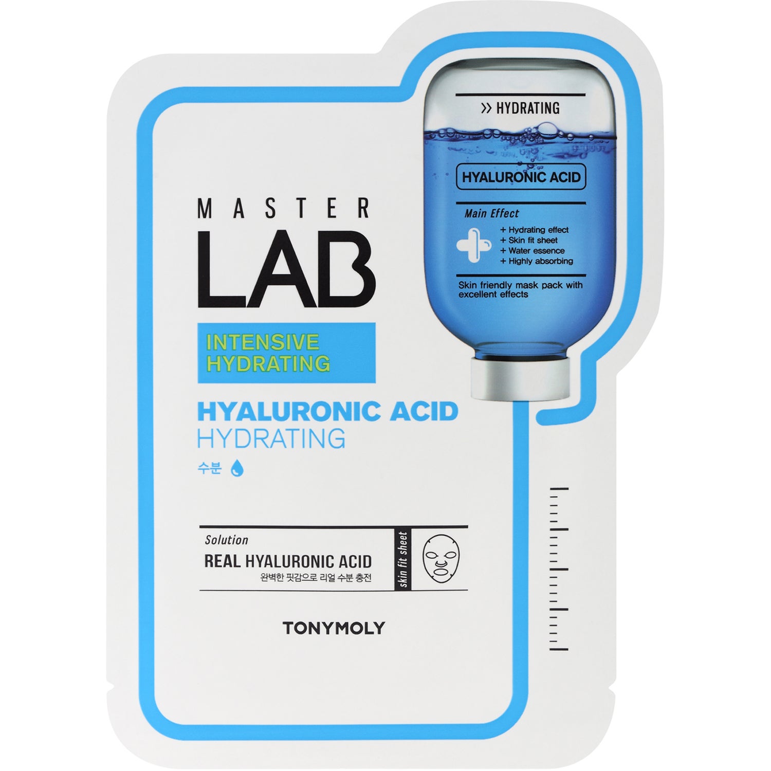TONYMOLY Master Lab Sheet Mask Hyaluronic Acid 1pcs