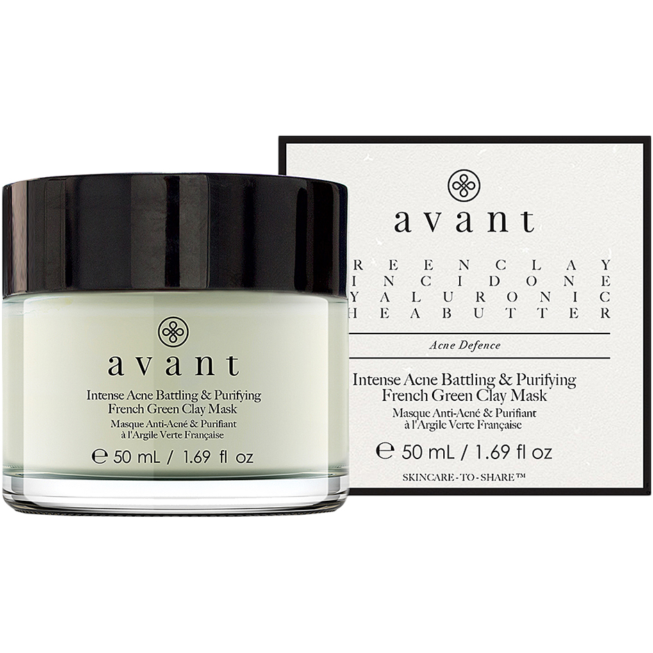 Intense Acne Battling & Purifying French Green Clay Mask