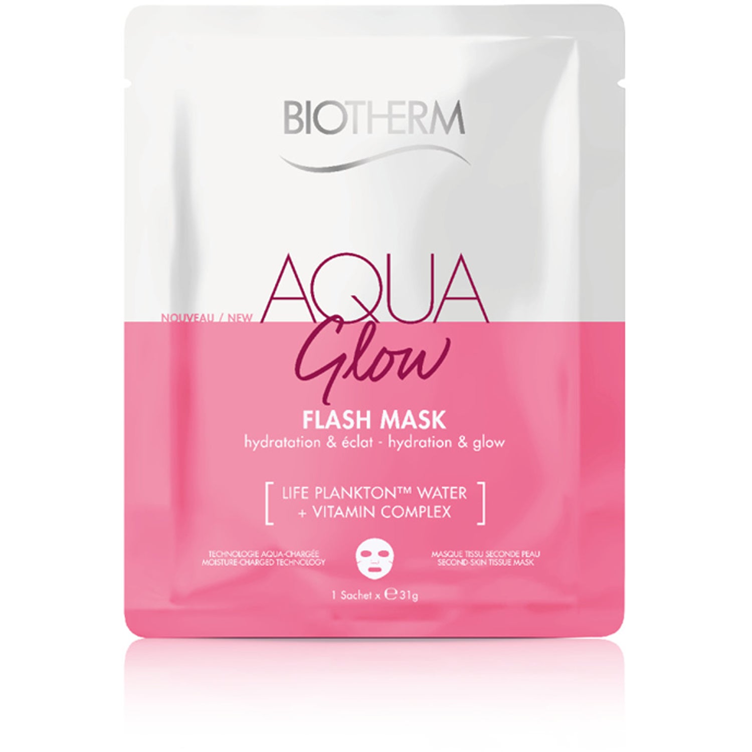 Biotherm Aqua Glow Flash Moisturizing Mask 31g