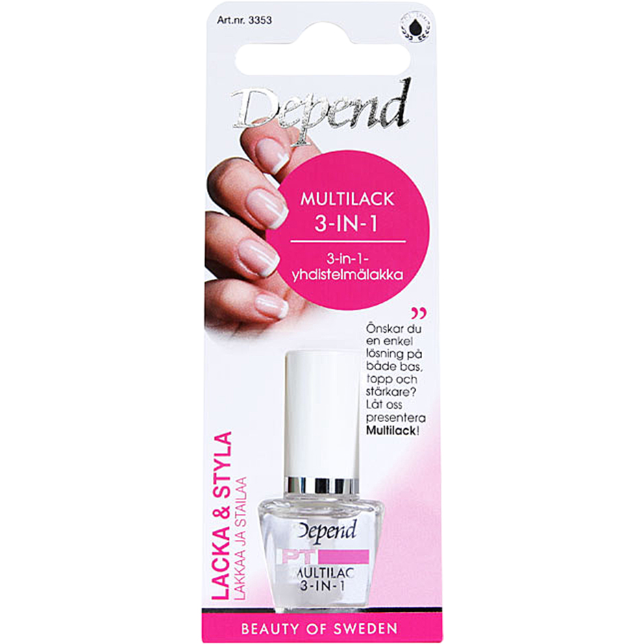 Multi-Nail Polish 3-in-1,   Alle farger
