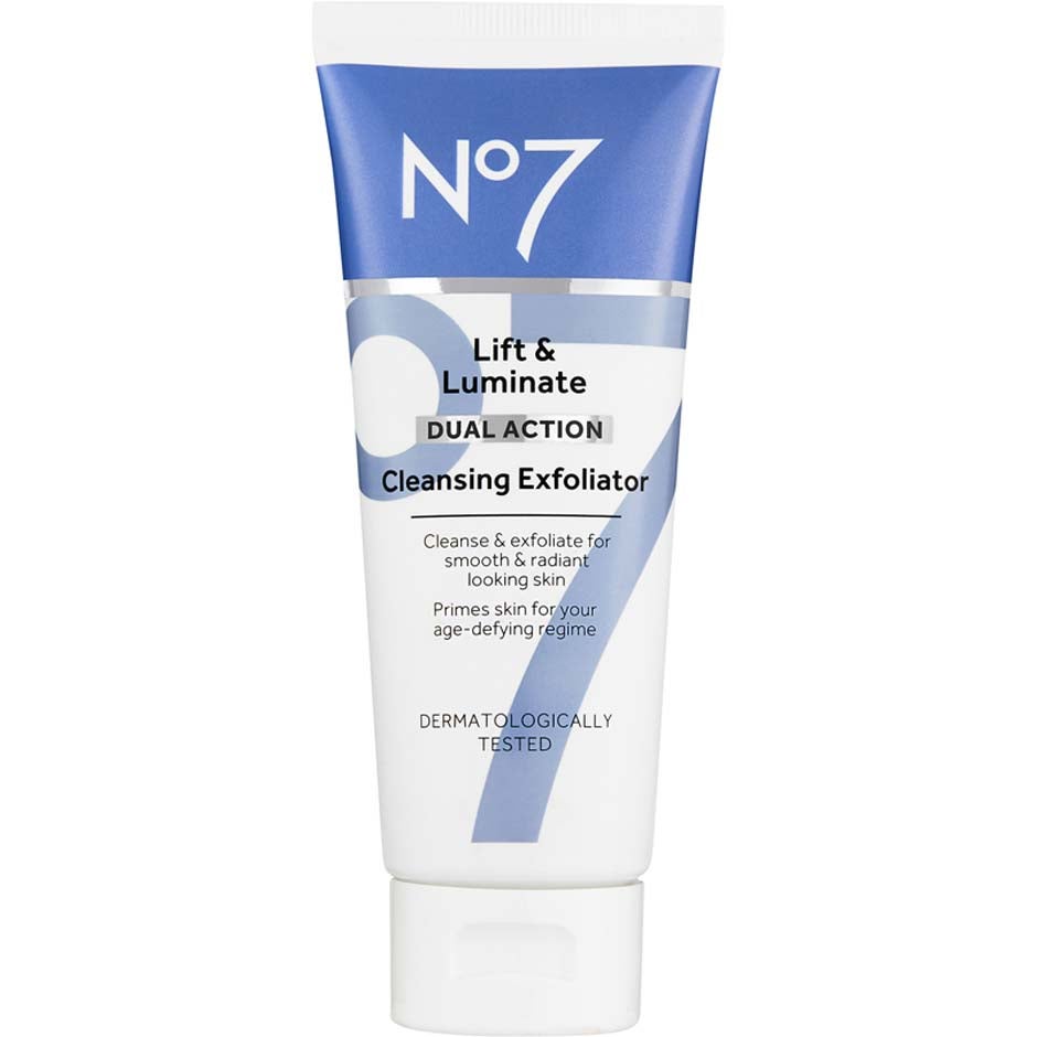 No7 Lift & Luminate Cleansing Exfoliator Cleansing Exfoliator for Refreshed and Luminous Skin - 100 ml