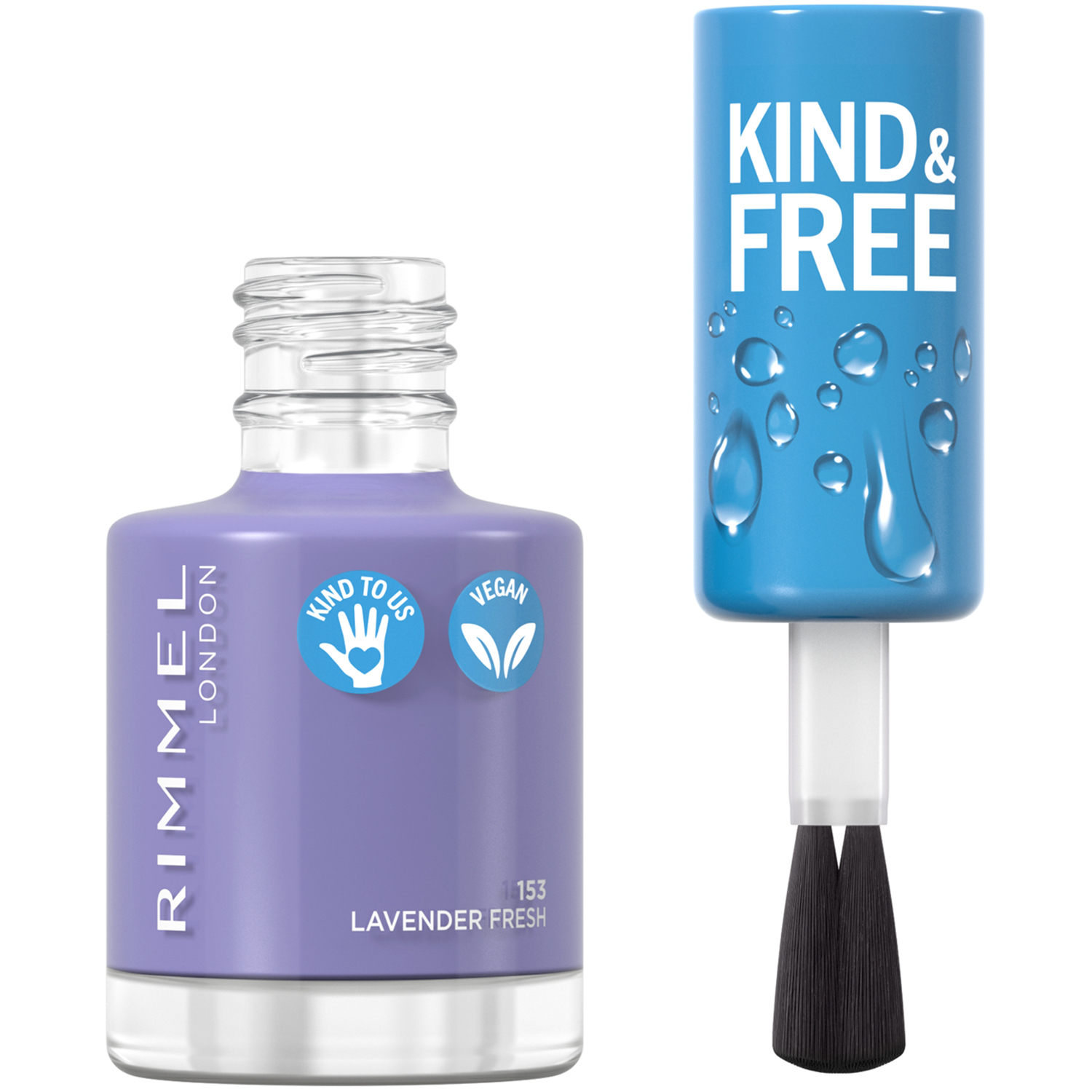 Kind & Free Nail Polish Lacquer 153 Lavender Light