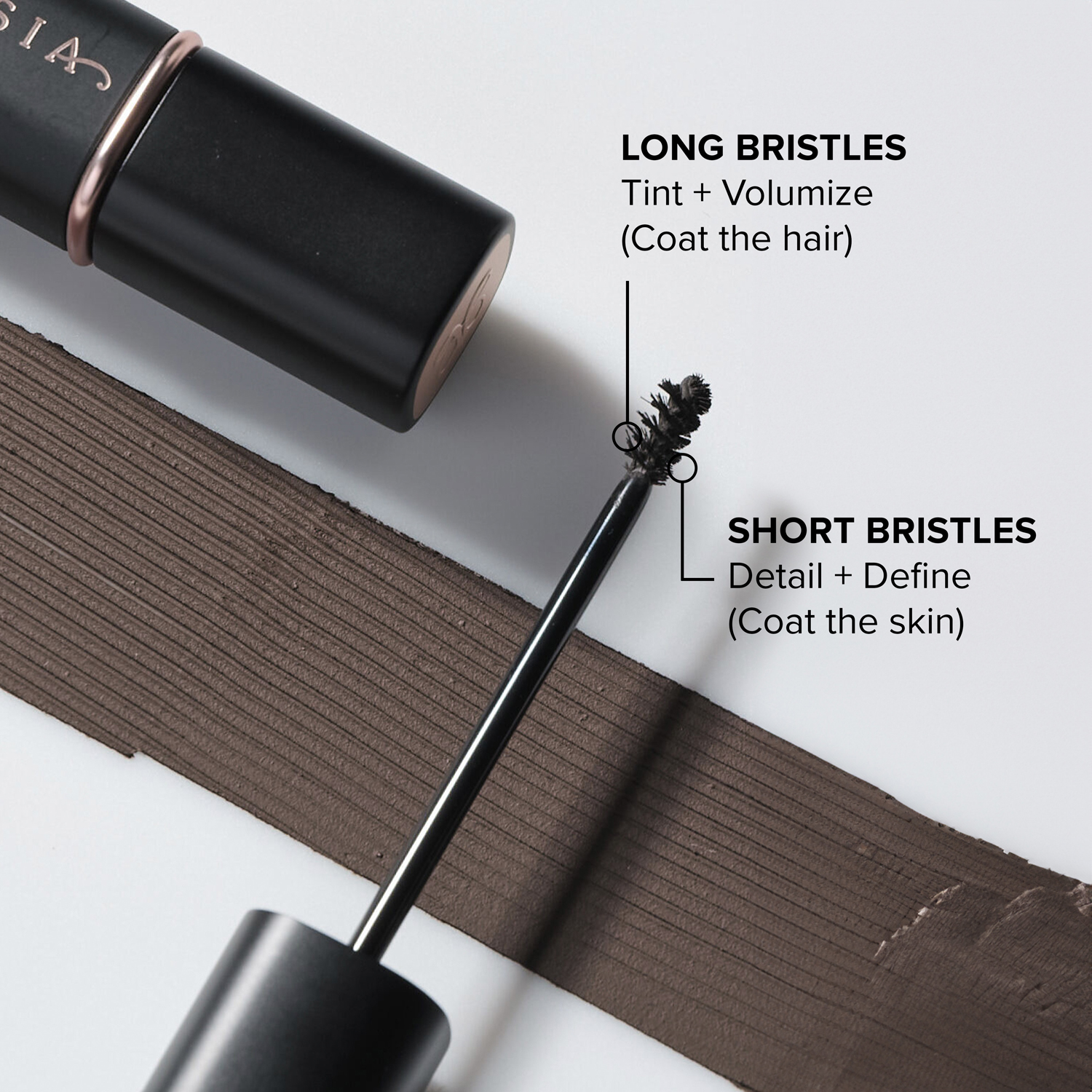 Deluxe Mini Volumizing Tinted Brow Gel Dark Brown