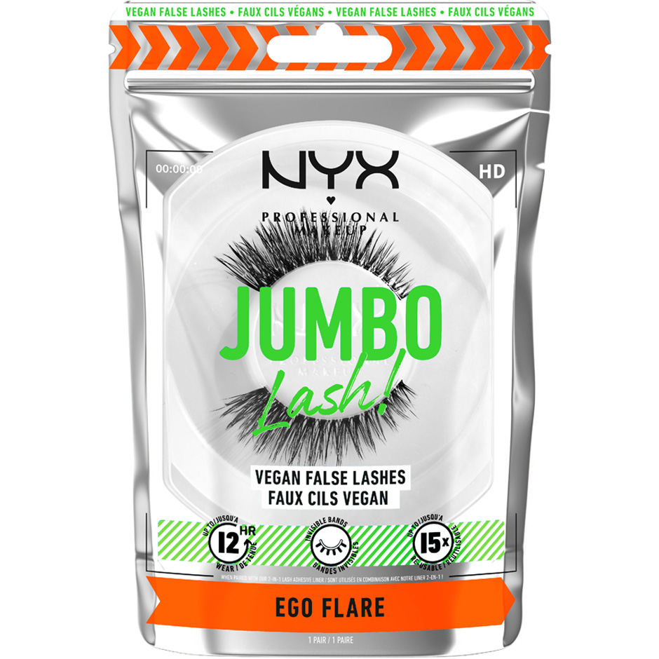NYX Professional Makeup Jumbo Lash! Vegan False Lashes Ego Flare 05 - 1 pcs Sminke - Øyne - Løsvipper