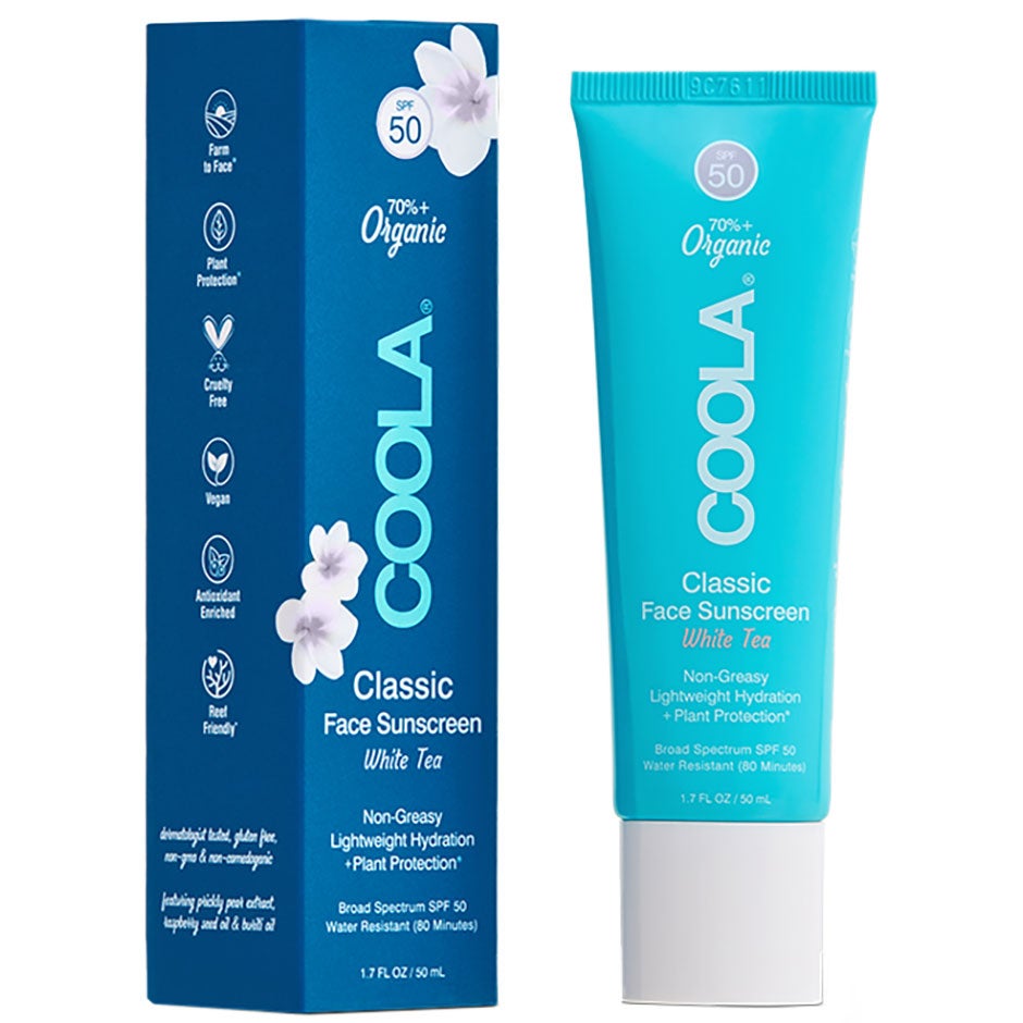 COOLA Classic Sport Face SPF50 White Tea - 50 ml