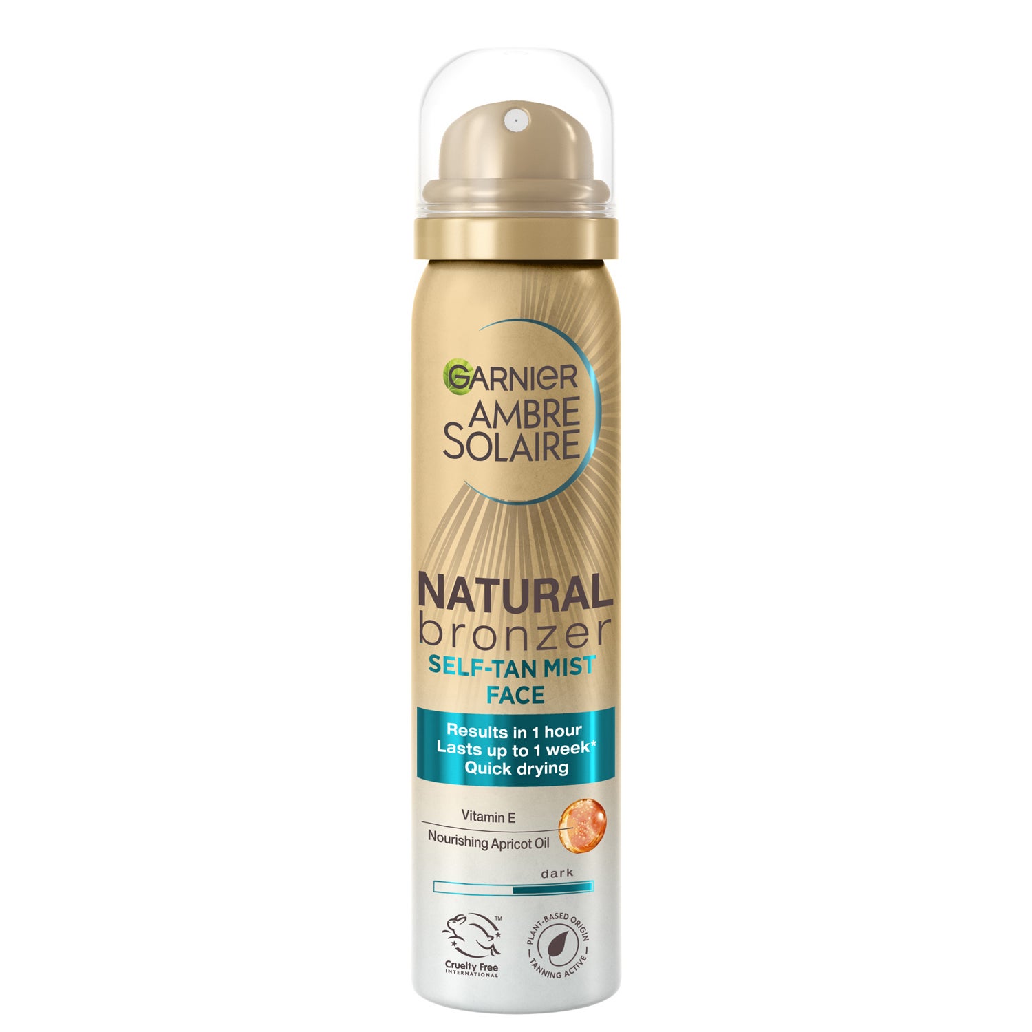 Garnier Ambre Solaire Natural Bronzer Self Tan Face Mist Intense