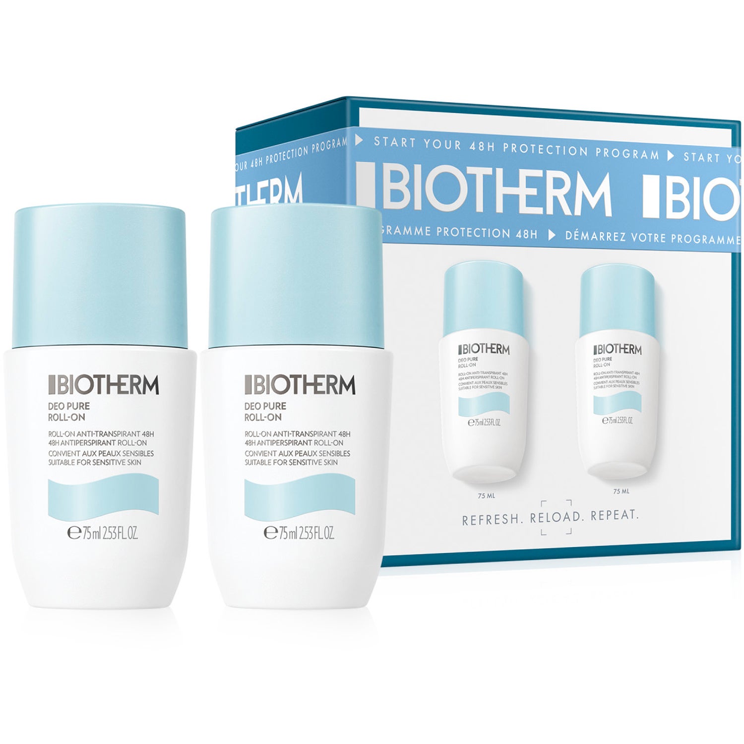 Biotherm Deo Pure Roll-On Duo Set 150 ml