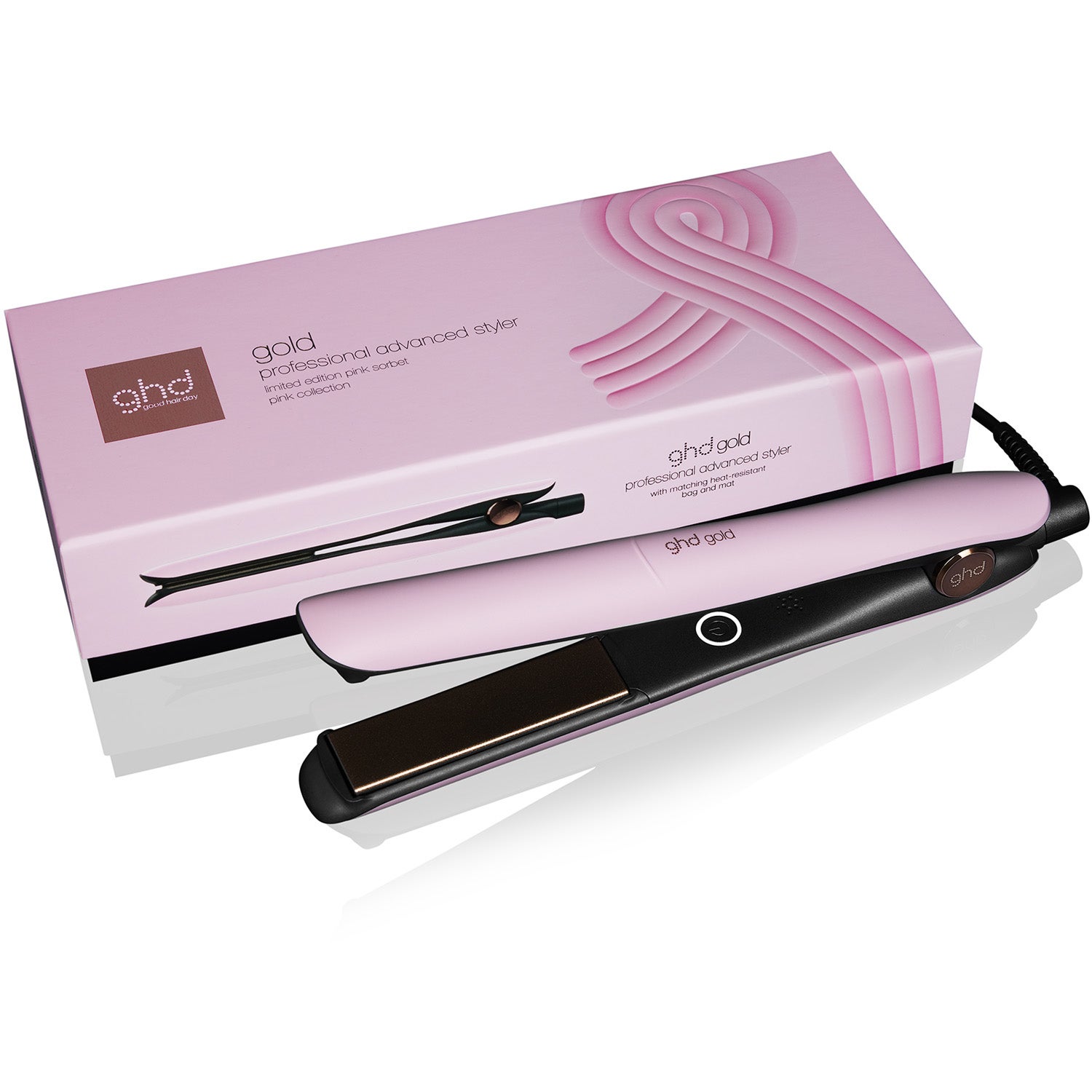 ghd Gold Limited Edition Hair Straightener Pink Sorbet - 1 pcs