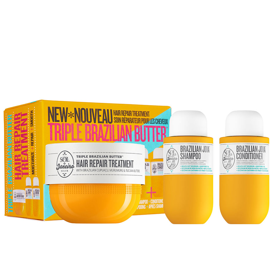 Brazilian Joia And Triple Brazilian Butter Hair Set