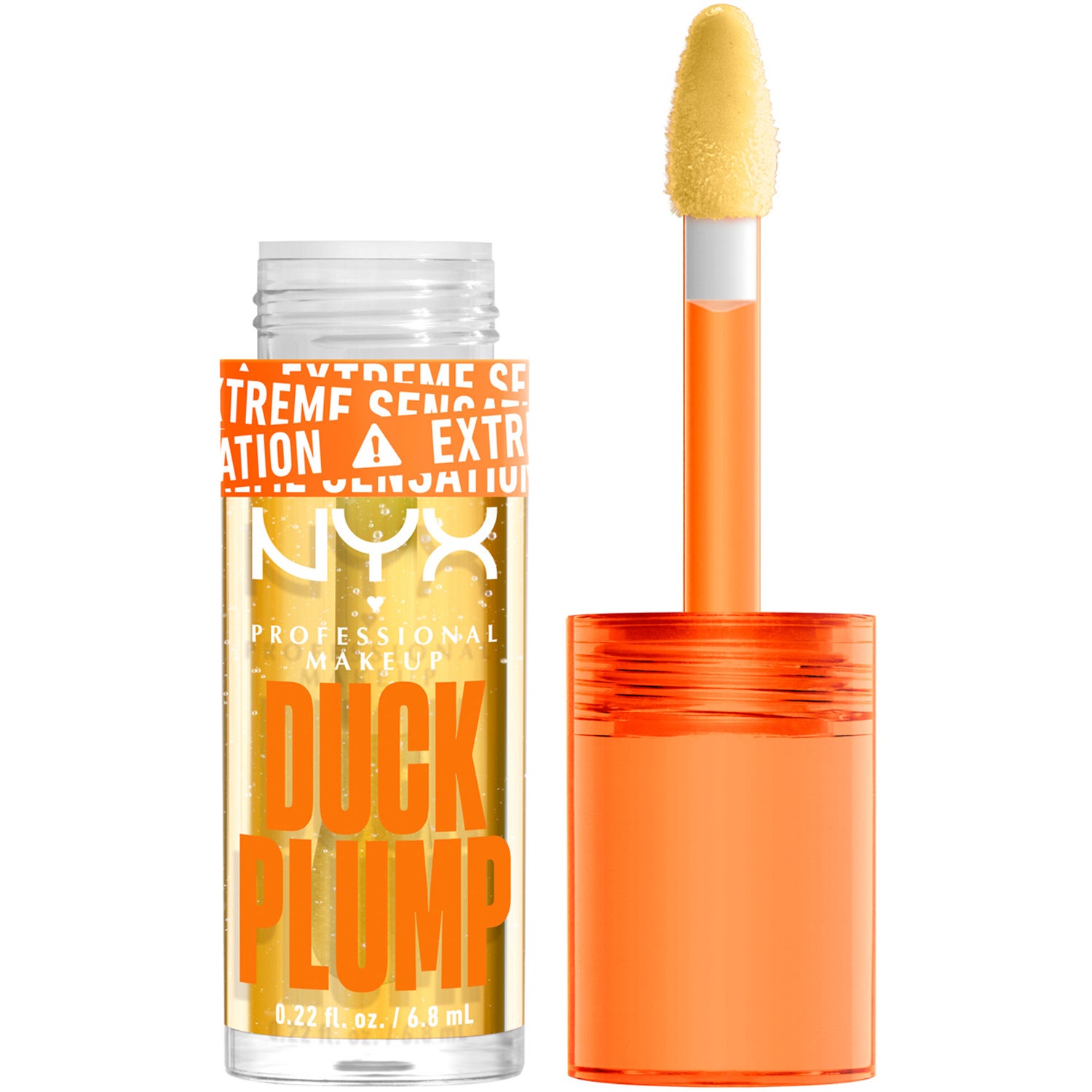 NYX Professional Makeup Duck Plump Lip Lacquer 01 Clearly Spicy - 7 ml
