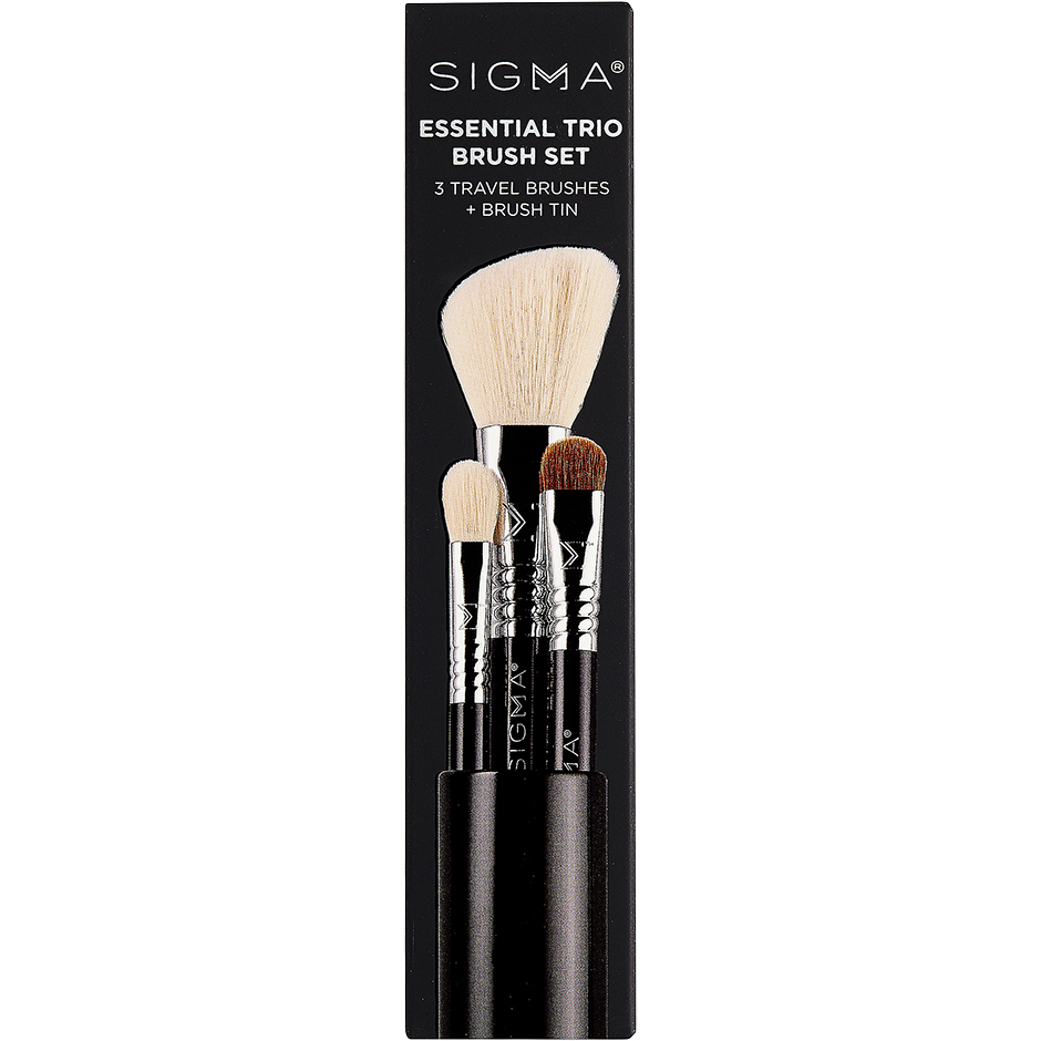 Essential Trio Brush Set Black 3pcs