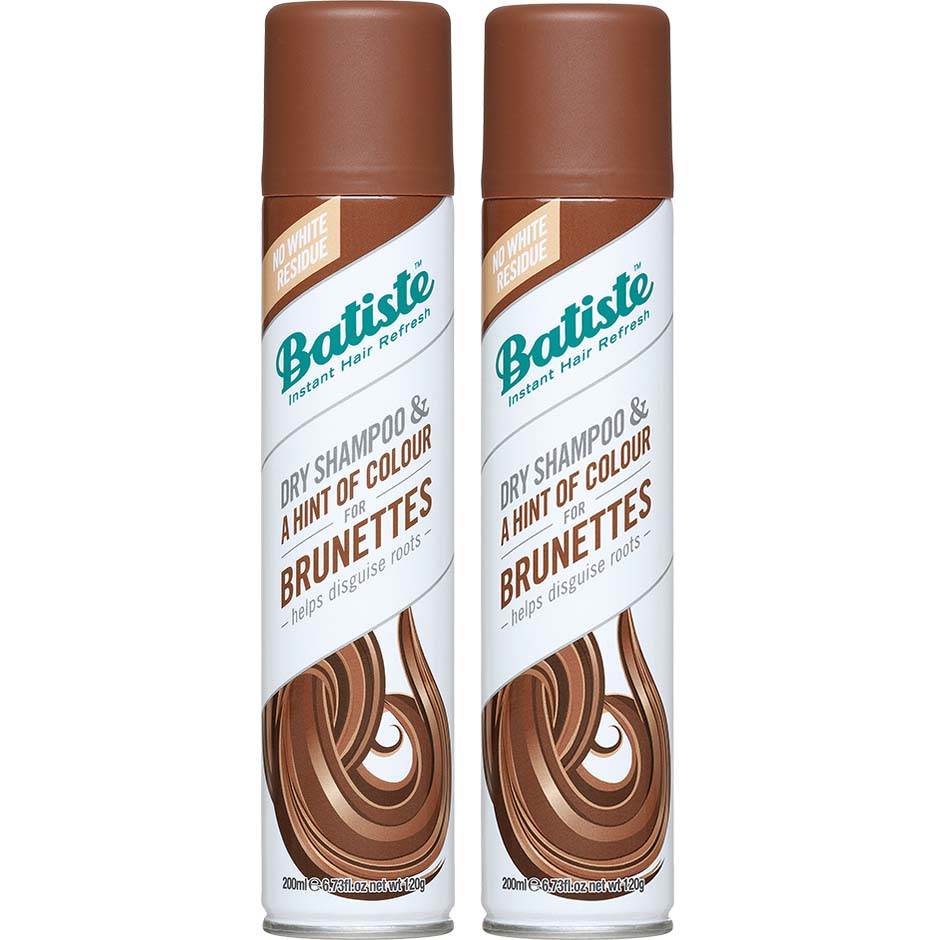 Bilde av Batiste Dry Shampoo Medium & Brunette Duo 2 X Dry Shampoo 200ml