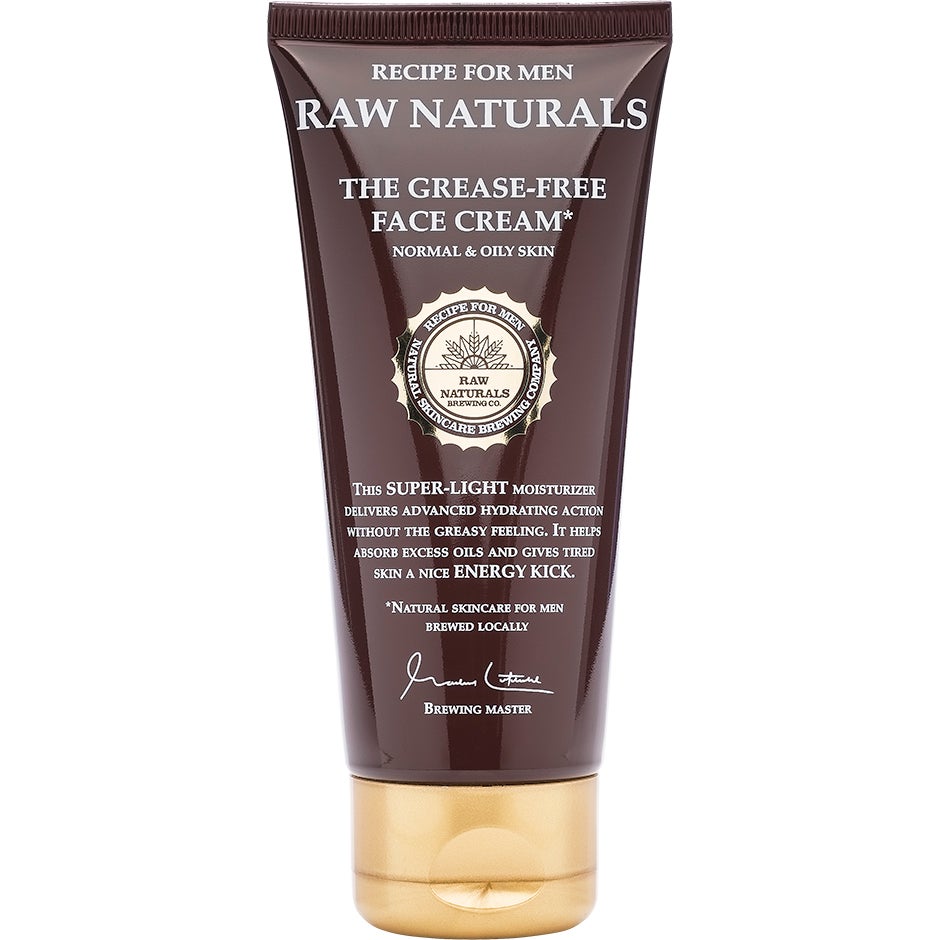 Bilde av Raw Naturals By Recipe For Men The Grease-free Face Cream 100 Ml