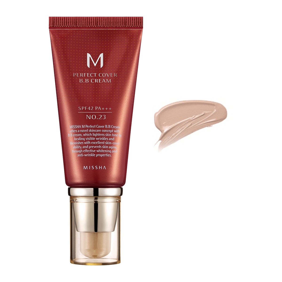 MISSHA M Perfect Cover BB Cream SPF42/PA+++ No.23 Natural Beige - 50 ml Sminke - Ansikt - Foundation