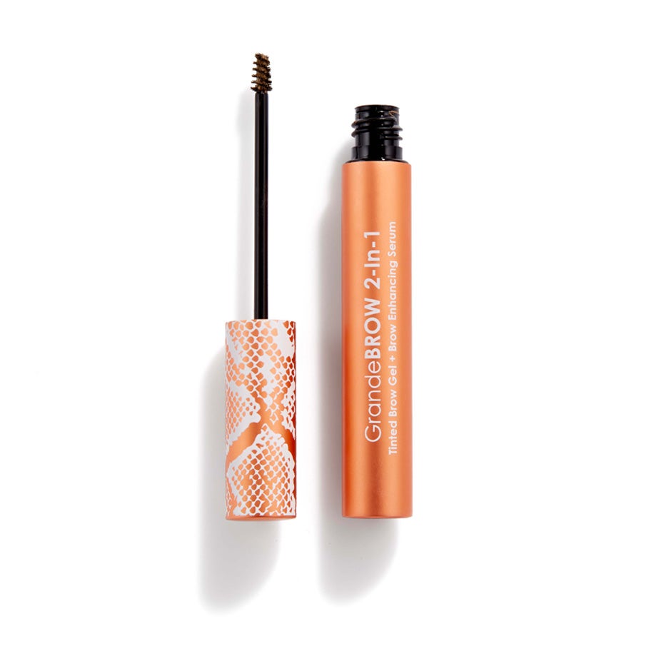 GrandeBROW 2-In-1 Tinted Brow Gel + Brow Enhancing Serum 3,5 ml (Farge: Dark)