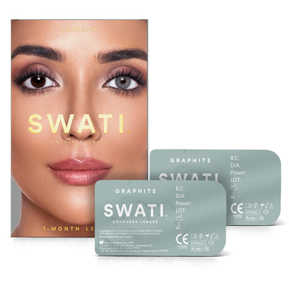 SWATI Cosmetics Graphite 1-Month - 2 pcs