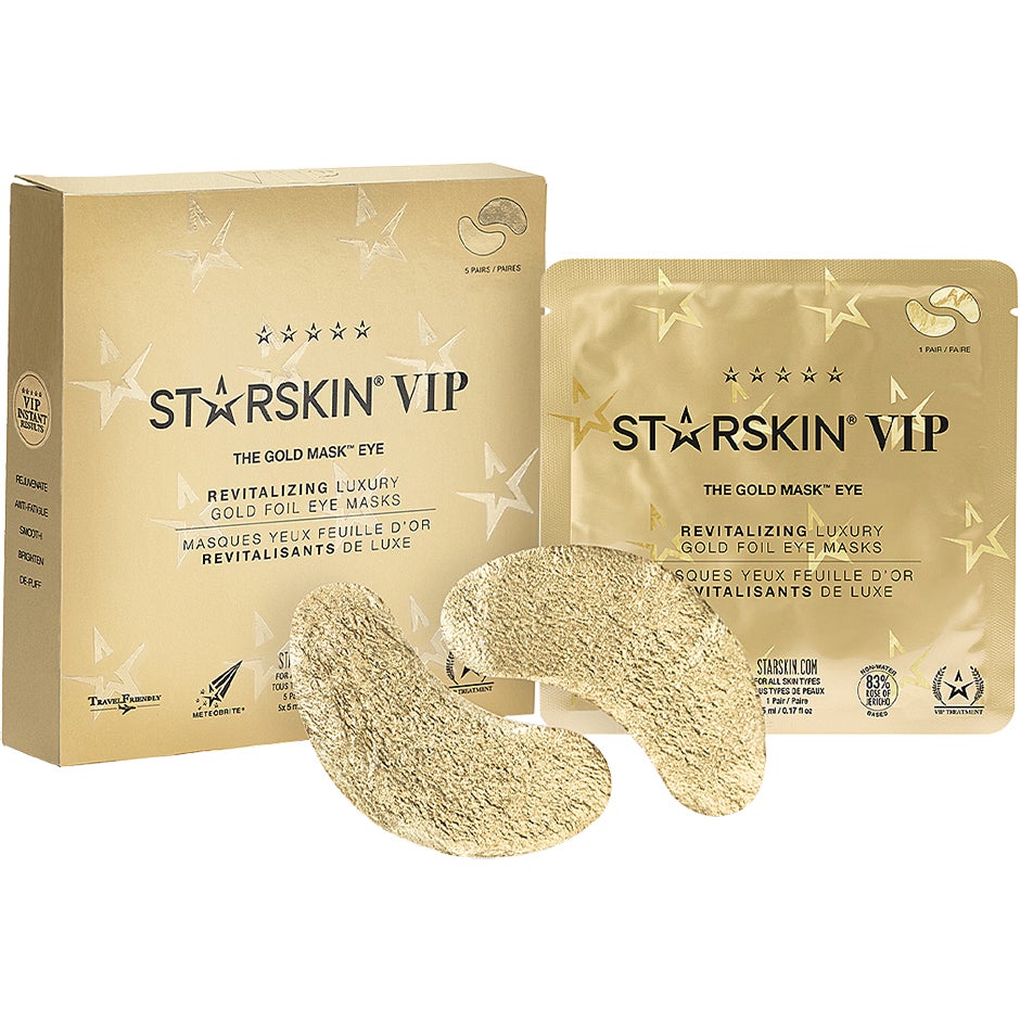 Starskin The Gold Mask Eye 5 Pack Revitalizing Luxury Gold Foil Eye Mask 5 pack - 25 g