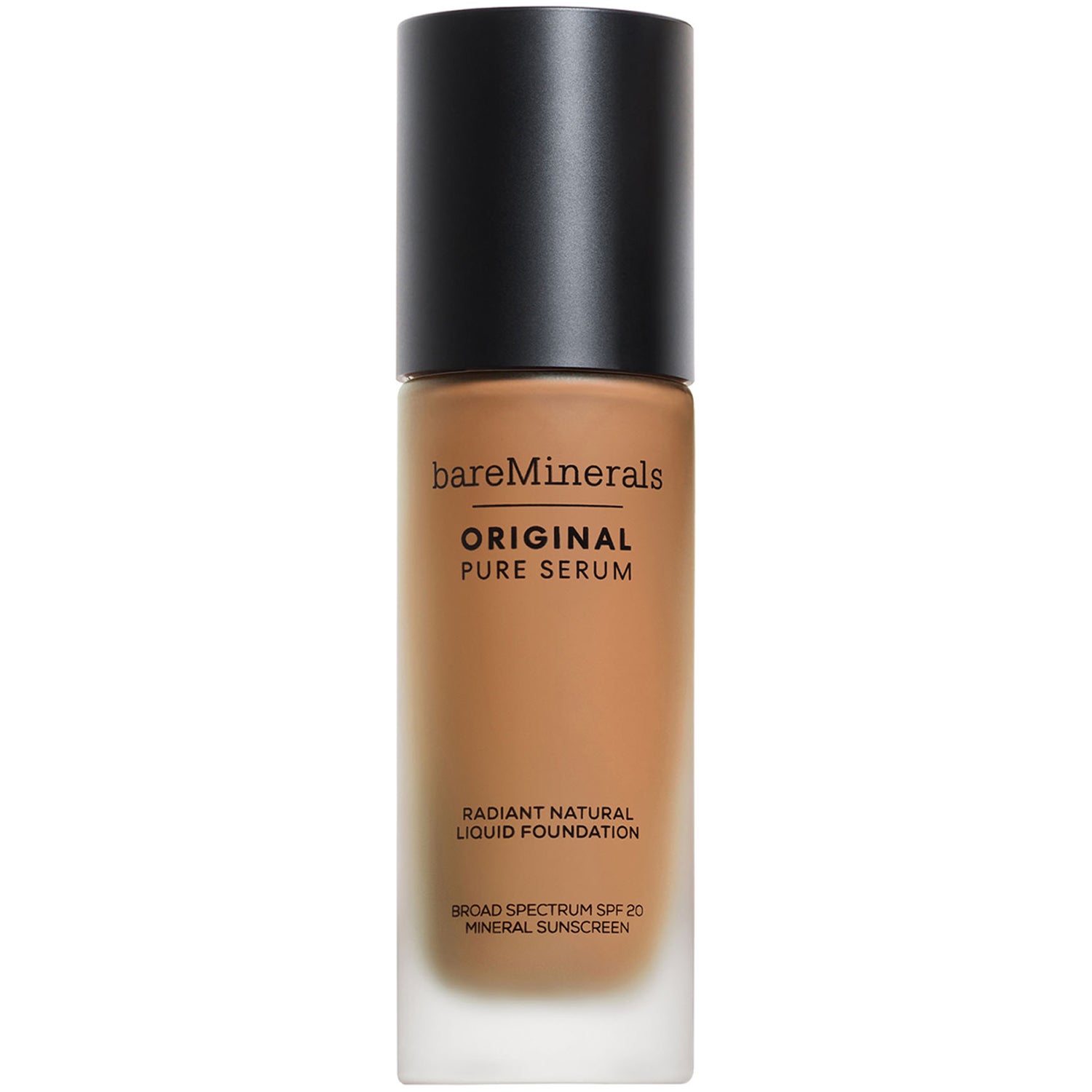 Original Pure Serum Radiant Natural Liquid Foundation Mineral SPF20 4 Medium Deep Warm
