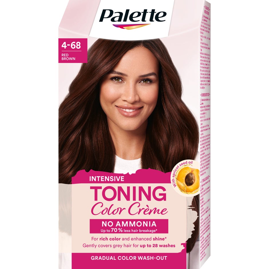 PALETTE Intensive Toning Color Crème  4-68 Red Brown - 1 pcs