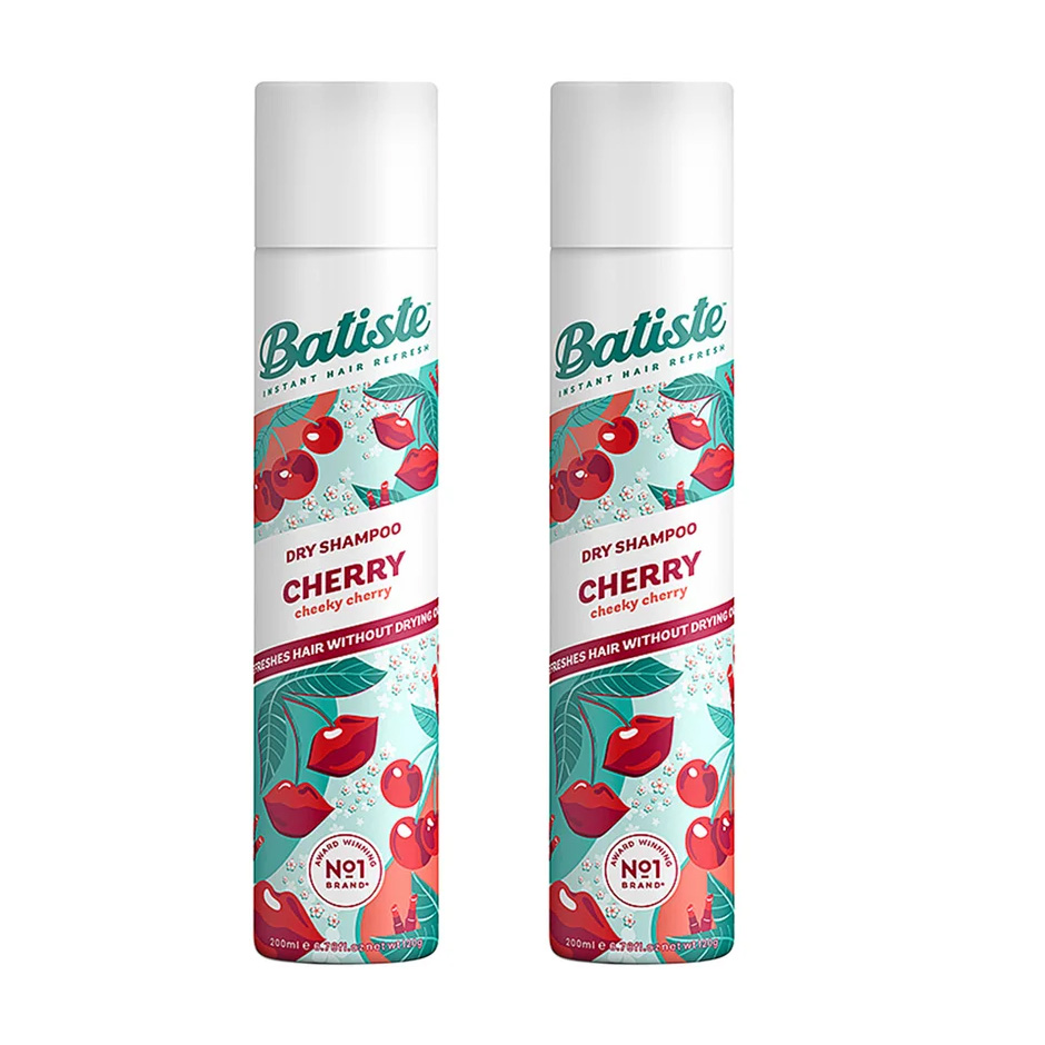 Batiste Dry Shampoo Cherry Duo 2 x Dry Shampoo 200ml Hårpleie - Pakkedeals