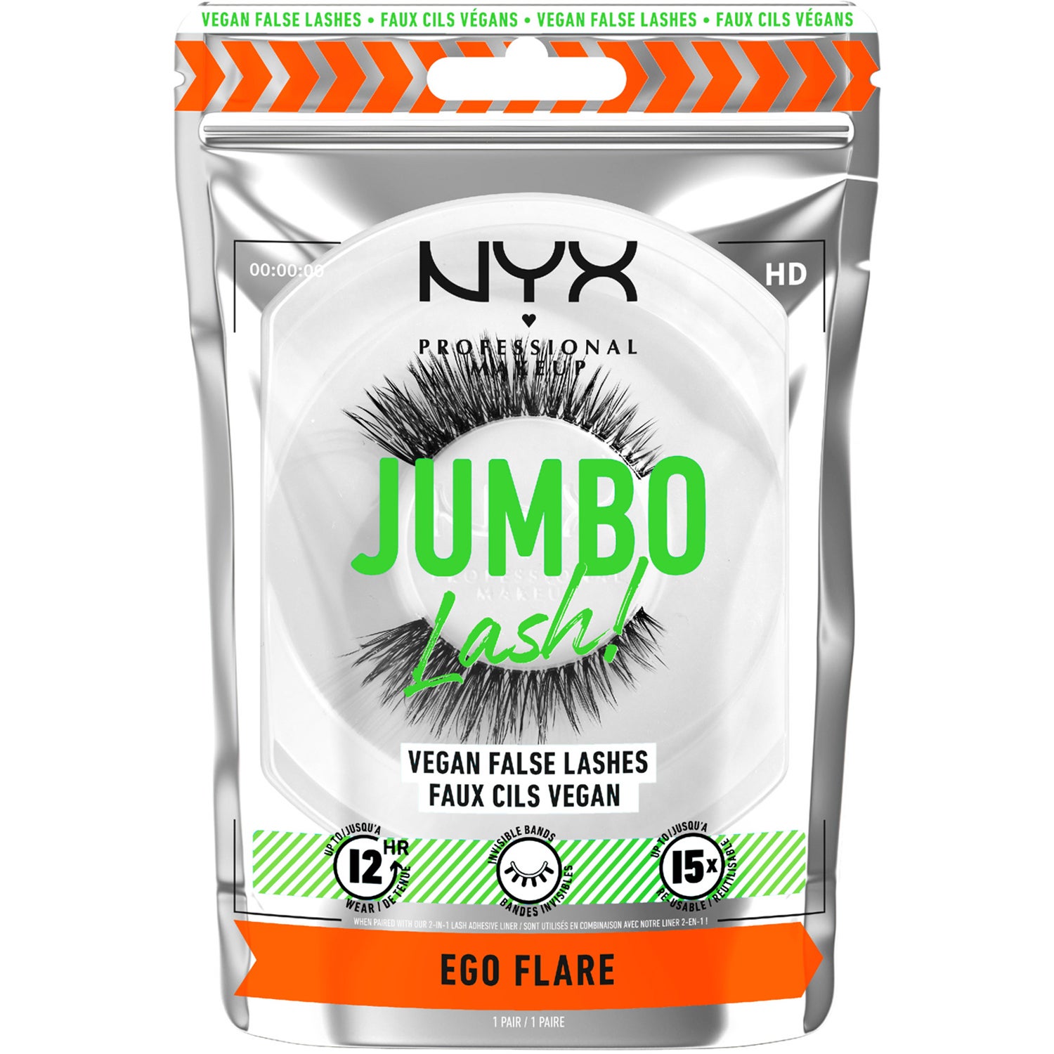 Jumbo Lash! Vegan False Lashes Ego Flare