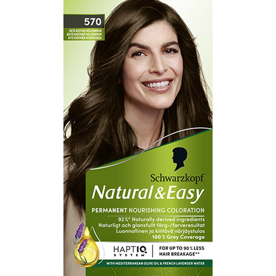 Schwarzkopf Natural & Easy 570 Maron Medium Brown 60 ml