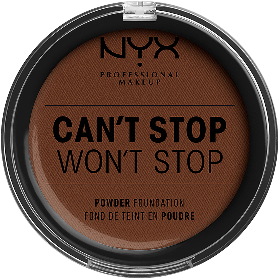 Bilde av Nyx Professional Makeup Can't Stop Won't Stop Powder Foundation Deep Walnut - 10 G