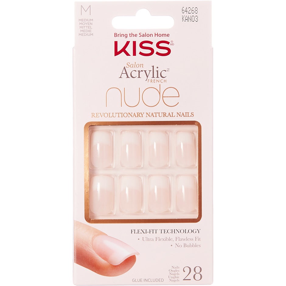 Kiss Salon Acrylic Nude Nails Cashmere