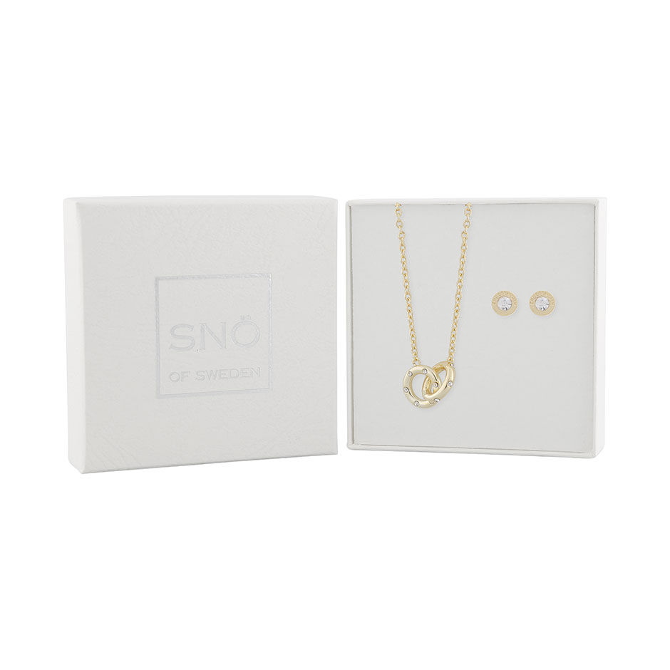 Together angel neck set gold/clear