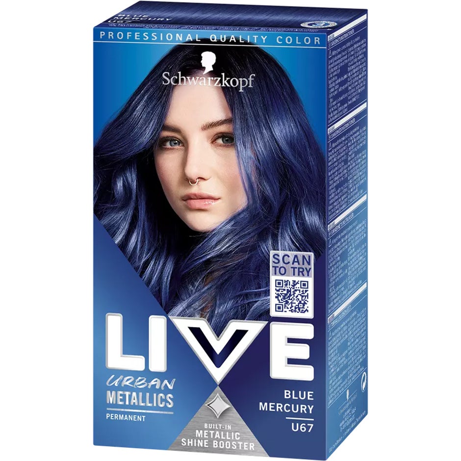 Schwarzkopf LIVE Intense Color  U67 Blue Mercury