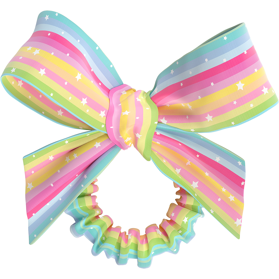Kids Slim Sprunchie With Bow
