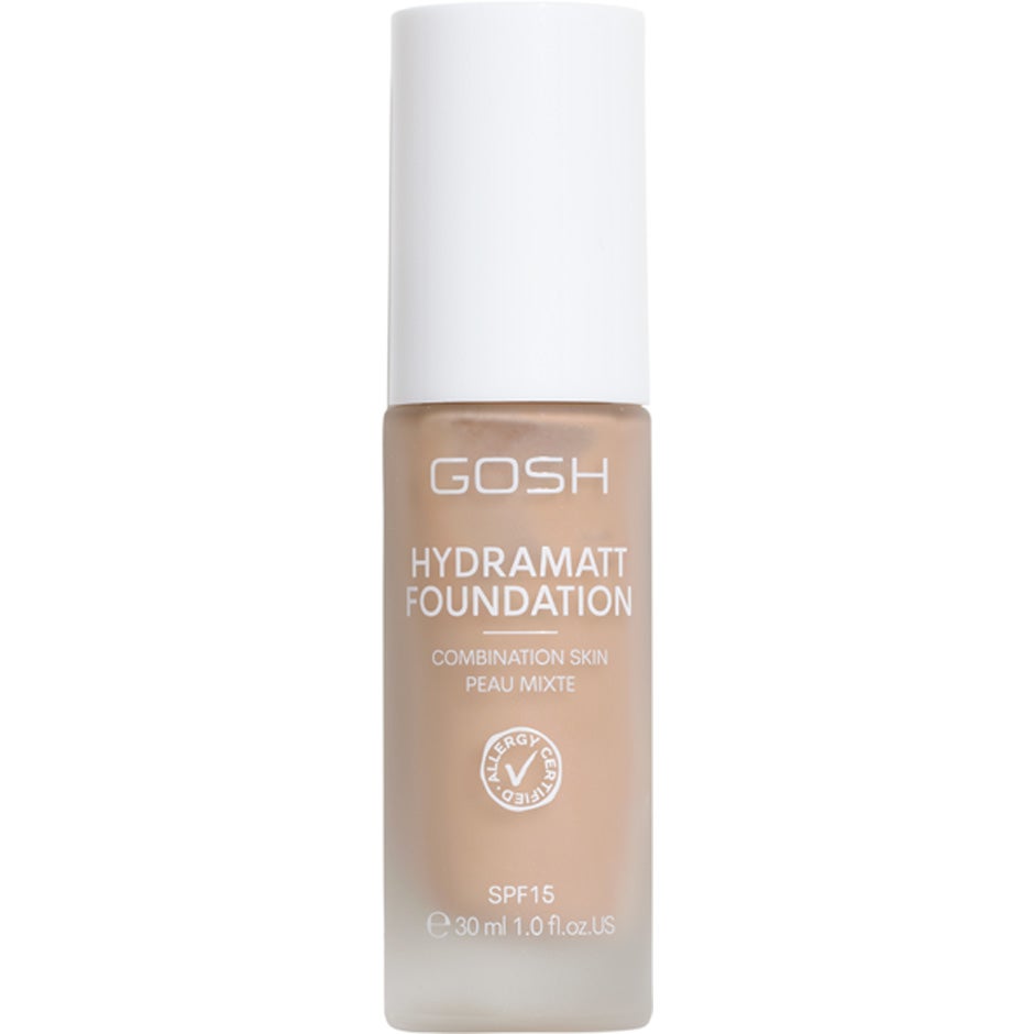 GOSH Hydramatt Foundation Medium Light - Neutral Undertone 006R - 30 ml