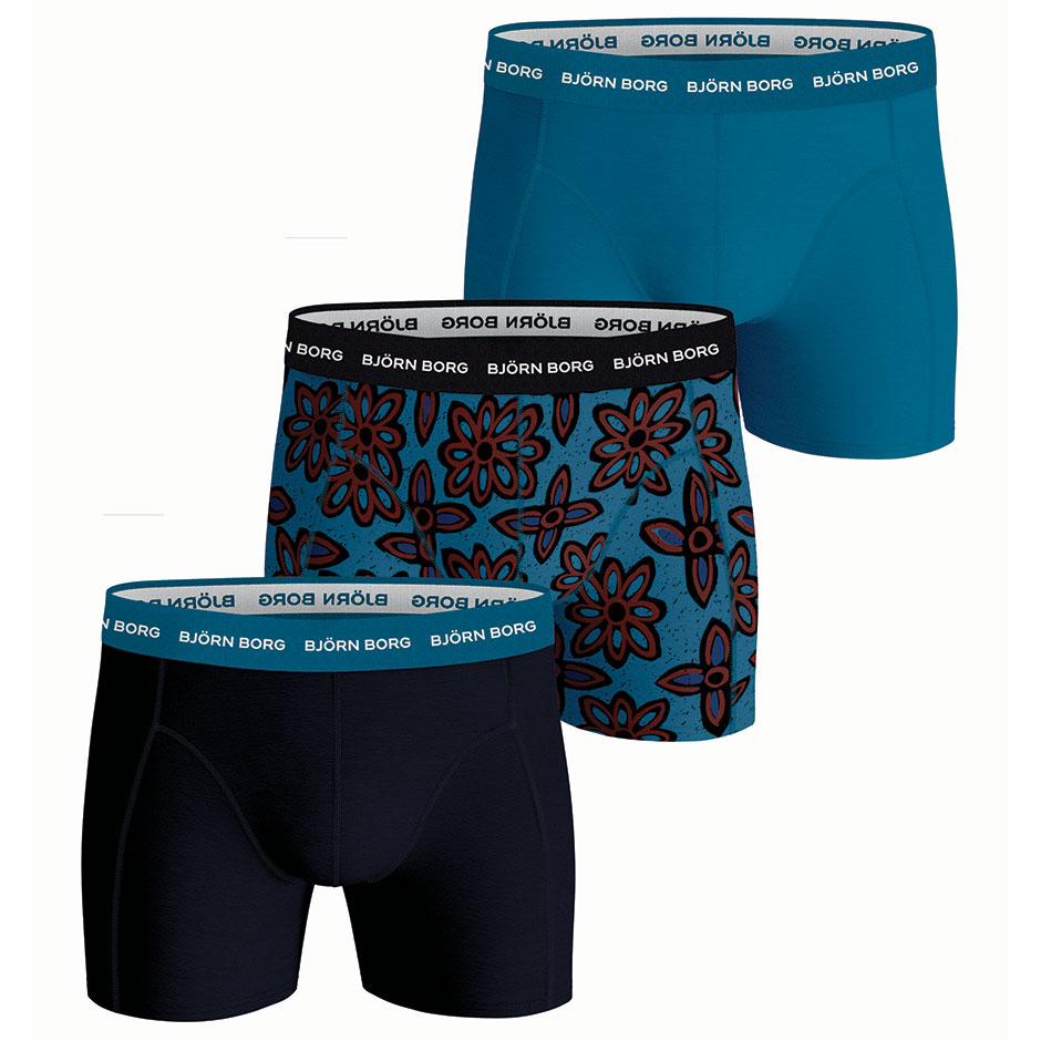 Xmas Cotton Stretch Boxer 3p