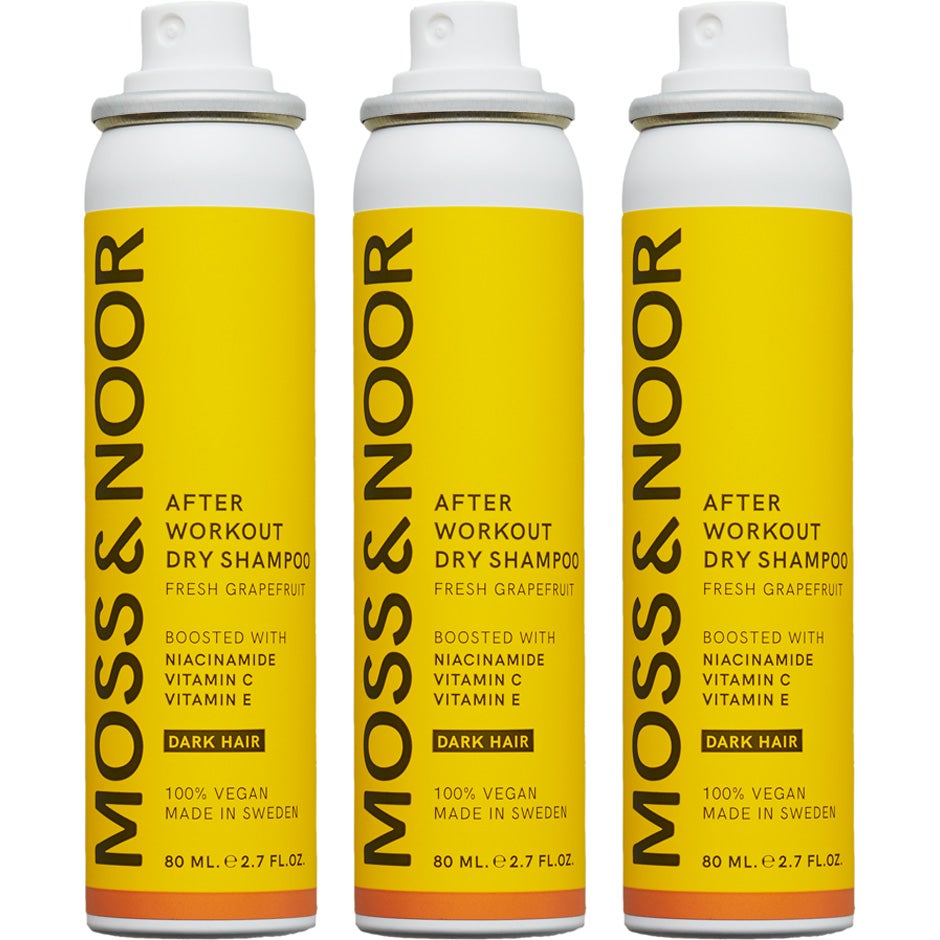 Moss & Noor After Workout Dry Shampoo Dark Hair Pocket Size 3x80m