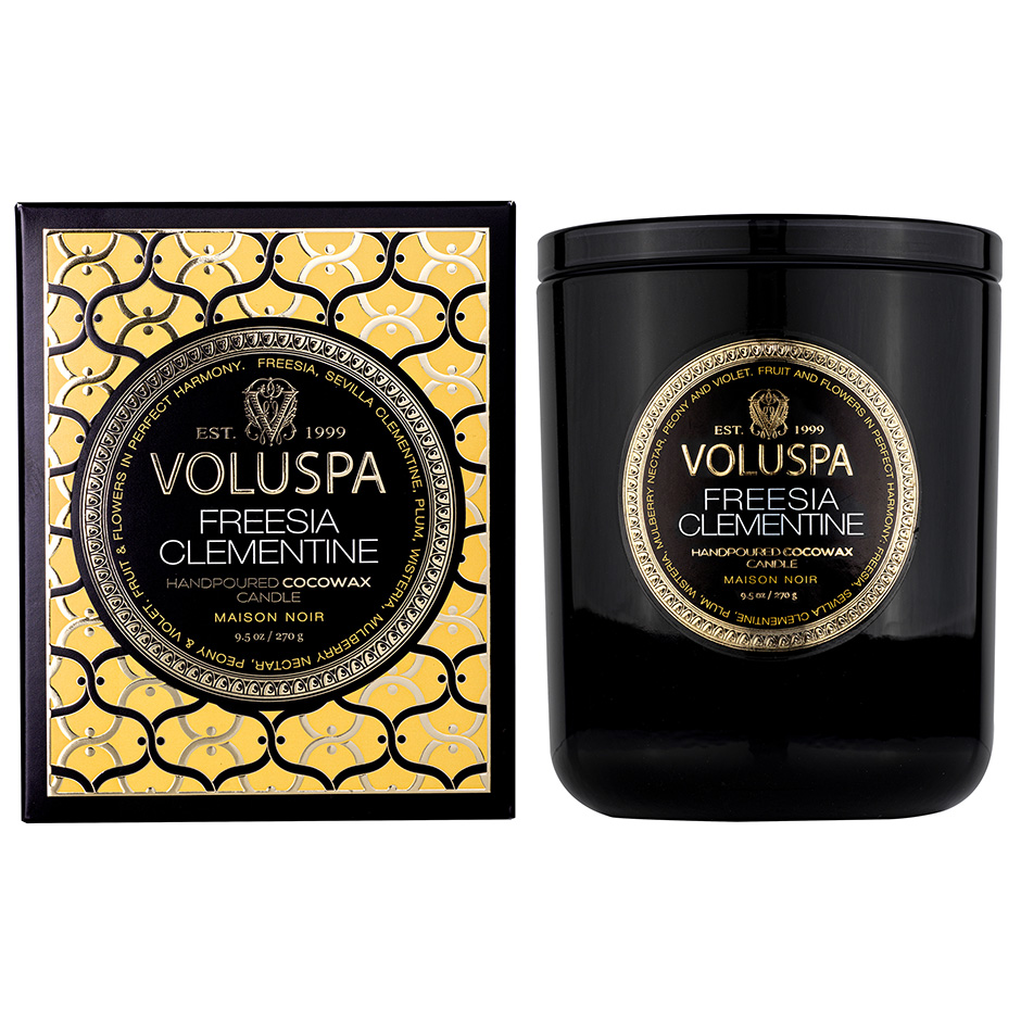 Bilde av Classic Maison Noir duftlys 60 timer Freesia Clementine