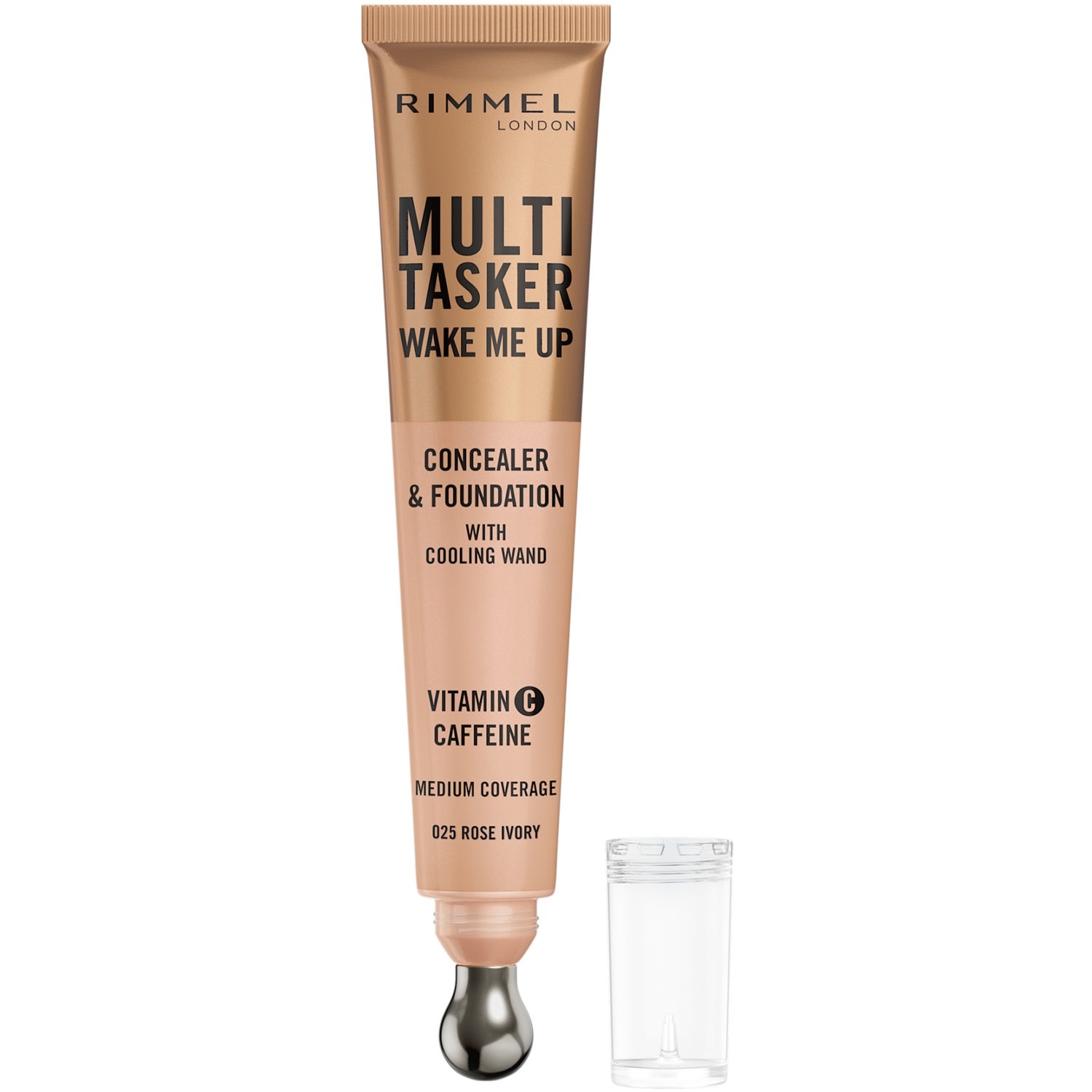 Rimmel Multi Tasker Wake Me Up Concealer & Foundation Rose Ivory 025