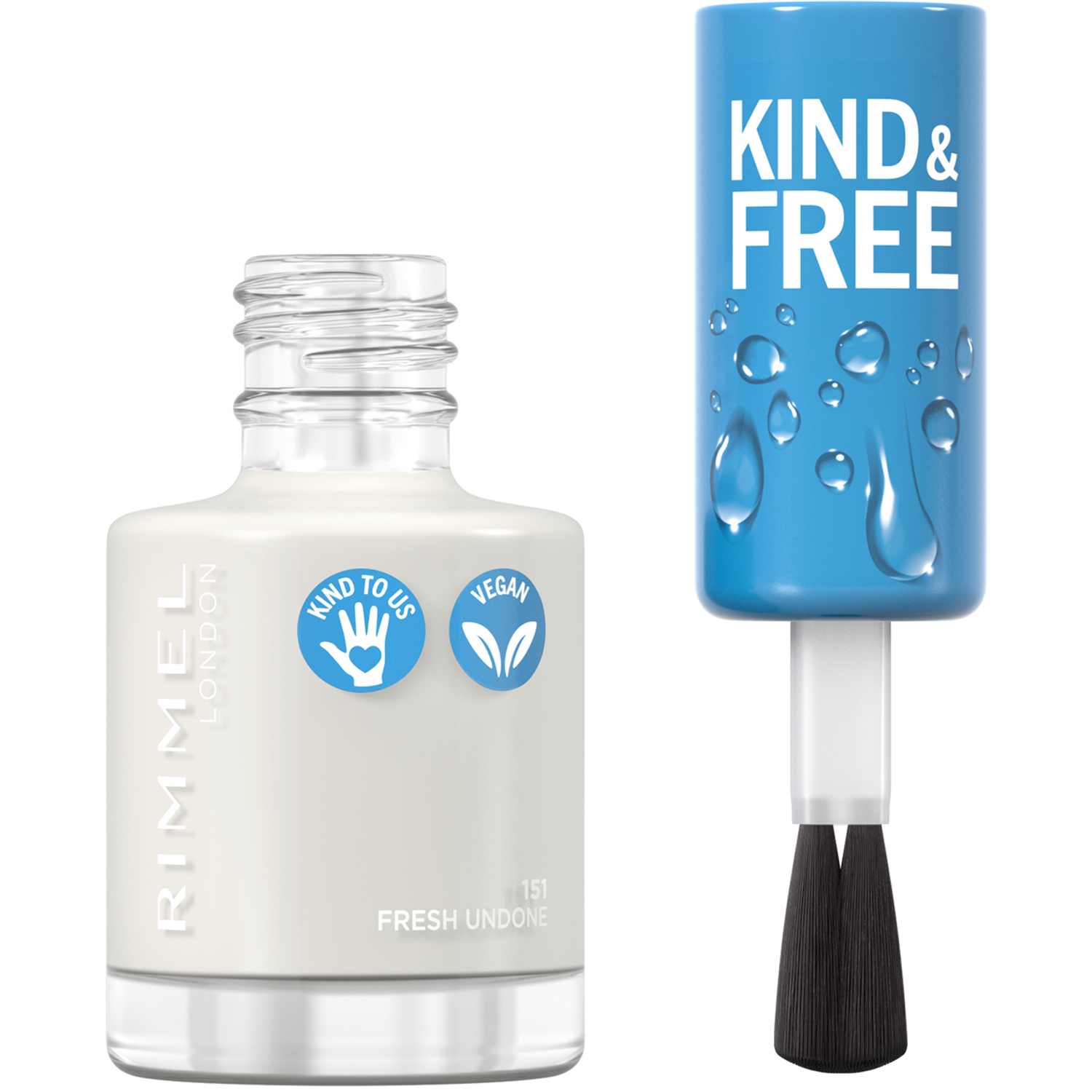 Kind & Free Nail Polish Lacquer 151 Fresh Undone 8m